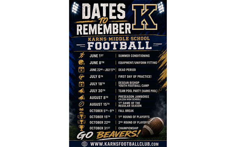 2026 Dates to Remember